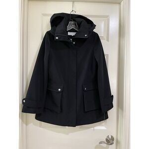 calvin klein women‎ black overcoat size pxs